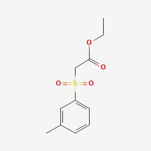 2-[(3-Methylphenyl)sulfonyl]acetic acid ethyl ester structure, CAS 50397-63-2