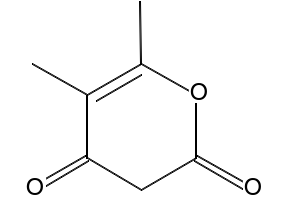 4-Hydroxy-5,6-dimethylpyran-2-one structure, CAS 50405-45-3
