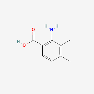 2-Amino-3,4-dimethylbenzoic acid structure, CAS 50419-58-4