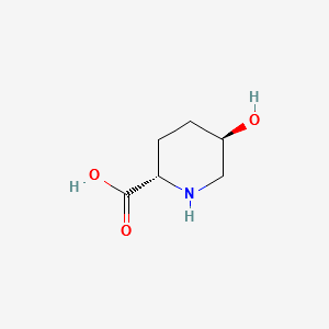 (2S,5R)-trans-5-Hydroxypiperidine-2-carboxylic acid structure, CAS 50439-45-7