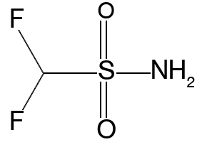 Difluoromethanesulfonamide structure, CAS 50585-74-5