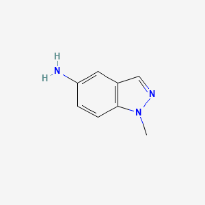5-Amino-1-methyl-1H-indazole structure, CAS 50593-24-3