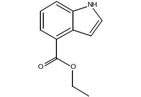Ethyl indole-4-carboxylate structure, CAS 50614-84-1