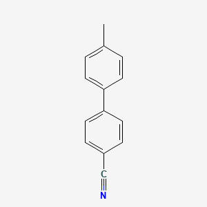 4-Cyano-4'-methylbiphenyl structure, CAS 50670-50-3