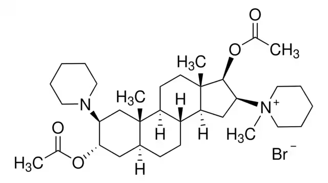 Vecuronium bromide structure, CAS 50700-72-6