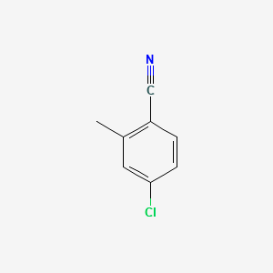 4-Chloro-2-methylbenzonitrile structure, CAS 50712-68-0