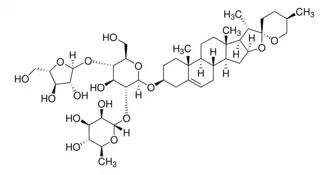Polyphyllin A structure, CAS 50773-41-6