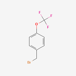 4-(Trifluoromethoxy)benzyl bromide structure, CAS 50824-05-0