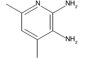 4,6-Dimethyl-2,3-pyridinediamine structure, CAS 50850-16-3
