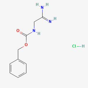 (2-Amino-2-iminoethyl)carbamic acid benzyl ester hydrochloride structure, CAS 50850-19-6
