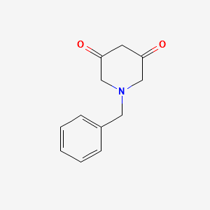 1-Benzylpiperidine-3,5-dione structure, CAS 50866-56-3