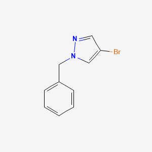 1-Benzyl-4-bromo-1H-pyrazole structure, CAS 50877-41-3