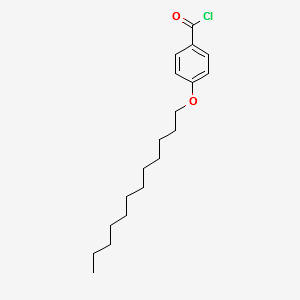 4-Dodecyloxybenzoyl chloride structure, CAS 50909-50-7