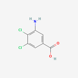 3-Amino-4,5-dichlorobenzoic acid structure, CAS 50917-30-1