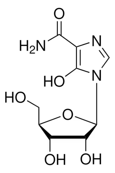 Mizoribine structure, CAS 50924-49-7