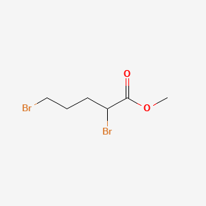 Methyl 2,5-Dibromopentanoate structure, CAS 50995-48-7