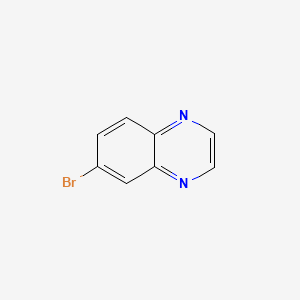 6-Bromoquinoxaline structure, CAS 50998-17-9