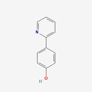 2-(4-Hydroxypenyl)pyridine structure, CAS 51035-40-6