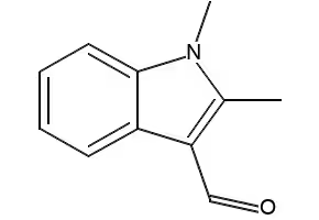 1,2-Dimethyl-1H-indole-3-carbonitrile structure, CAS 51072-84-5