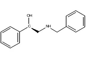(S)-(+)-2-Benzylamino-1-phenylethanol structure, CAS 51096-49-2