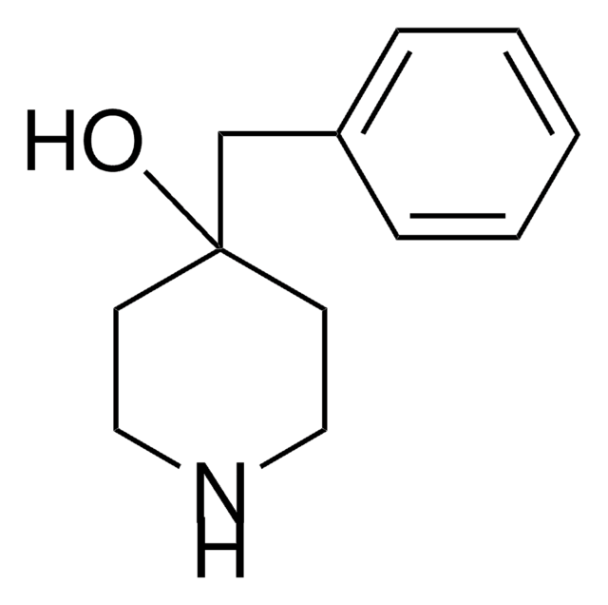4-Benzyl-4-hydroxypiperidine structure, CAS 51135-96-7