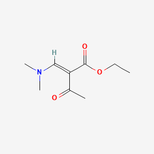 Ethyl 2-acetyl-3-(dimethylamino)acrylate structure, CAS 51145-57-4