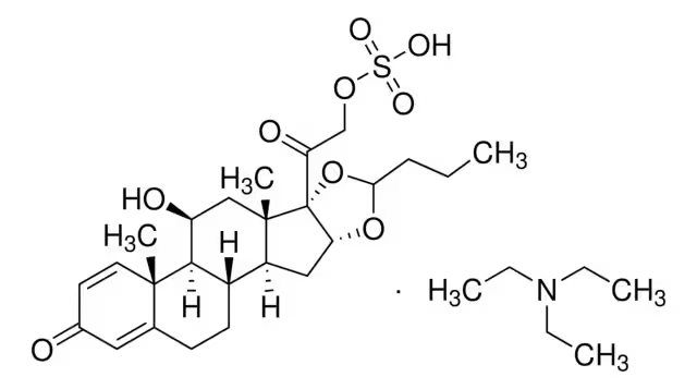 Budesonide structure, CAS 51333-22-3