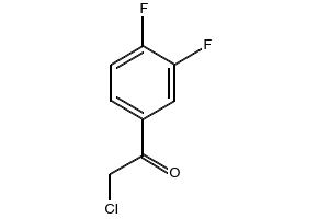 2-Chloro-1-(3,4-difluoro-phenyl)-ethanone structure, CAS 51336-95-9