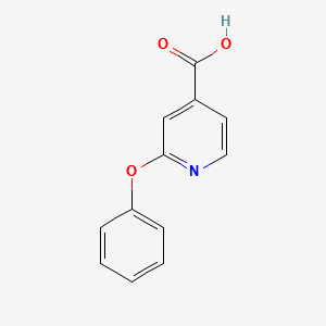 2-Phenoxyisonicotinic acid structure, CAS 51362-08-4