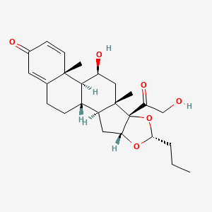 (R)-Budesonide structure, CAS 51372-29-3