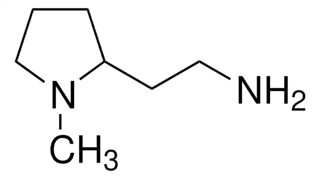 2-(2-Aminoethyl)-1-methylpyrrolidine structure, CAS 51387-90-7