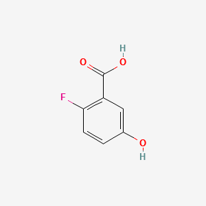 2-Fluoro-5-hydroxybenzoic acid structure, CAS 51446-30-1