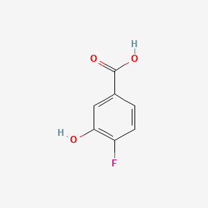 4-Fluoro-3-hydroxybenzoic acid structure, CAS 51446-31-2