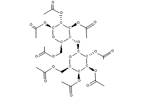 3,6-Di-O-acetyl-4-O-(2,3,4,6-tetra-O-acetyl-beta-D-galactopyranosyl)-D-glucal structure, CAS 51450-24-9
