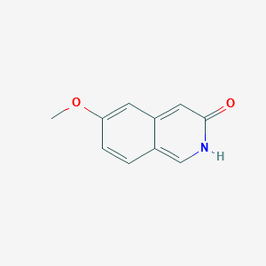 6-Methoxy-3(2H)-isoquinolinone structure, CAS 51463-14-0