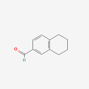 5,6,7,8-Tetrahydronaphthalene-2-carboxaldehyde structure, CAS 51529-97-6