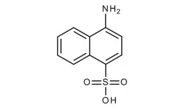 1-Aminonaphthalene-6-sulfonic acid structure, CAS 51548-48-2