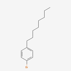 1-(4-Bromophenyl)octane structure, CAS 51554-93-9