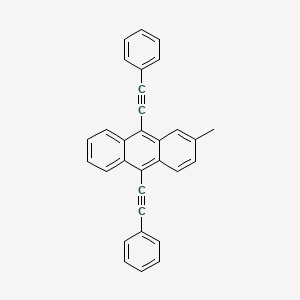9,10-Bis(phenylethynyl)-2-methylanthracene structure, CAS 51580-23-5