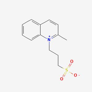 3-(2-Methylquinolin-1-ium-1-yl)propane-1-sulfonate structure, CAS 51583-69-8