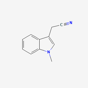 1-Methylindole-3-acetonitrile structure, CAS 51584-17-9