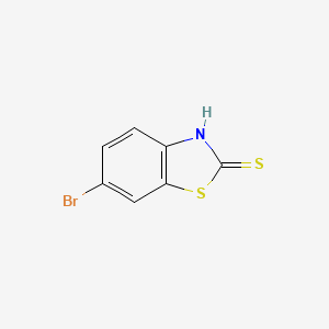 6-Bromo-2-mercaptobenzothiazole structure, CAS 51618-30-5