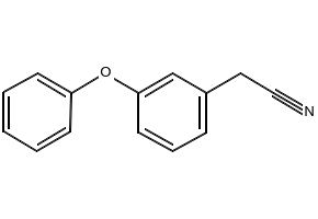 3-Phenoxyphenylacetonitrile structure, CAS 51632-29-2