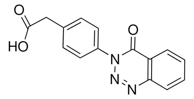 3-(4-Oxo-1,2,3-benzotriazin-3(4H)-yl)propanoic acid structure, CAS 51672-79-8