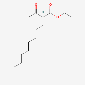 Ethyl 2-nonylacetoacetate structure, CAS 51688-56-3