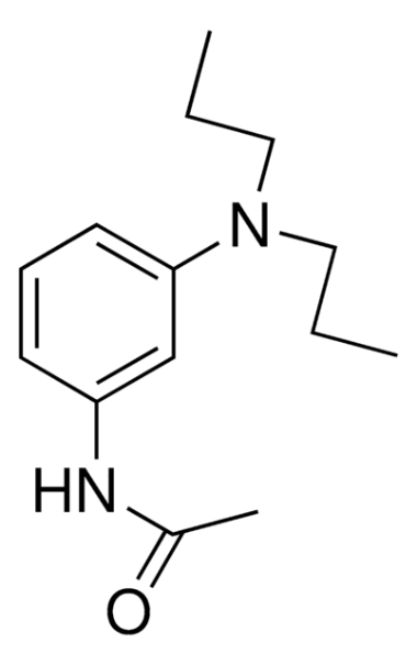 N-[3-(Dipropylamino)phenyl]acetamide structure, CAS 51732-34-4