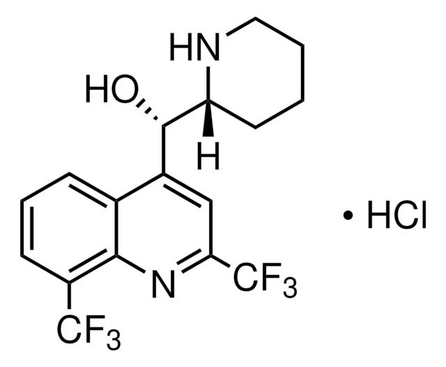 Mefloquine hydrochloride structure, CAS 51773-92-3