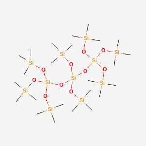 Octakis(trimethylsiloxy)silsesquioxane structure, CAS 51777-38-9