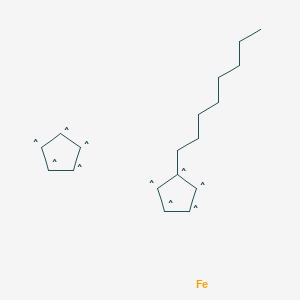 Octylferrocene structure, CAS 51889-44-2