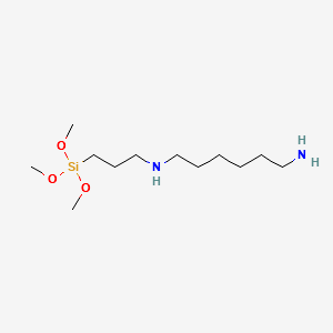 N-[3-Trimethoxysilyl]propyl]-1,6-hexanediamine structure, CAS 51895-58-0